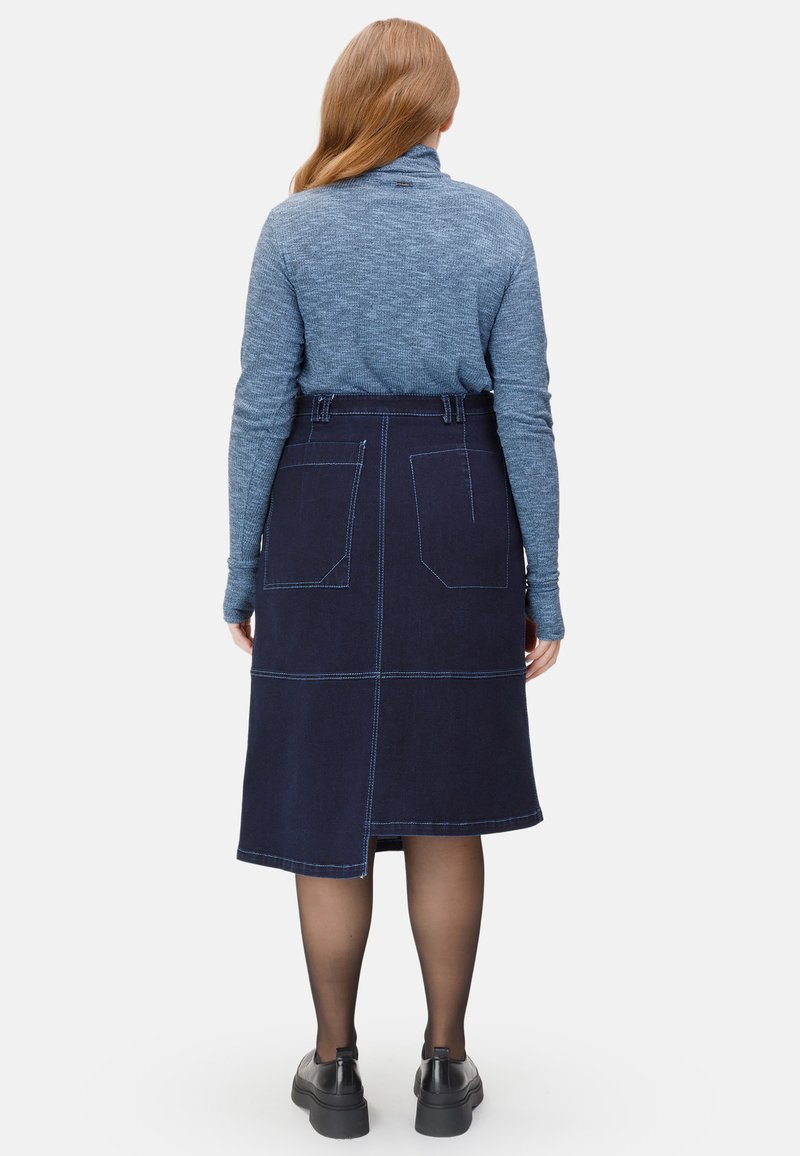 Damen Jeansröcke | HELMIDGE Wickelrock blau - QD21587 Damen Jeansröcke | HELMIDGE Wickelrock blau - QD21587