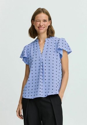 BYIPRIK SS - Blouse - vista blue mix