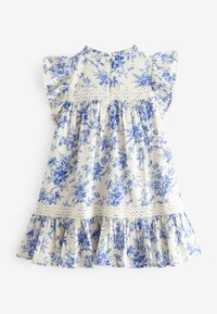 Laura Ashley WAKKED GARDEN FRILL SLEEVE REGULAR FIT  - Day dress - blue white