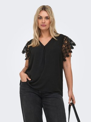 ONLY Carmakoma Potiskana majica - black