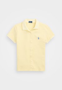 Buttoned Placket Polo Shirt - Polo shirt - wicket yellow