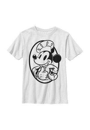 Disney DISNEY CLASSIC MICKEY CHEF MICKEY CIRCLE - T-shirt z nadrukiem
