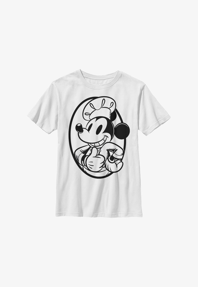 Disney DISNEY CLASSIC MICKEY CHEF MICKEY CIRCLE - T-shirt z nadrukiem