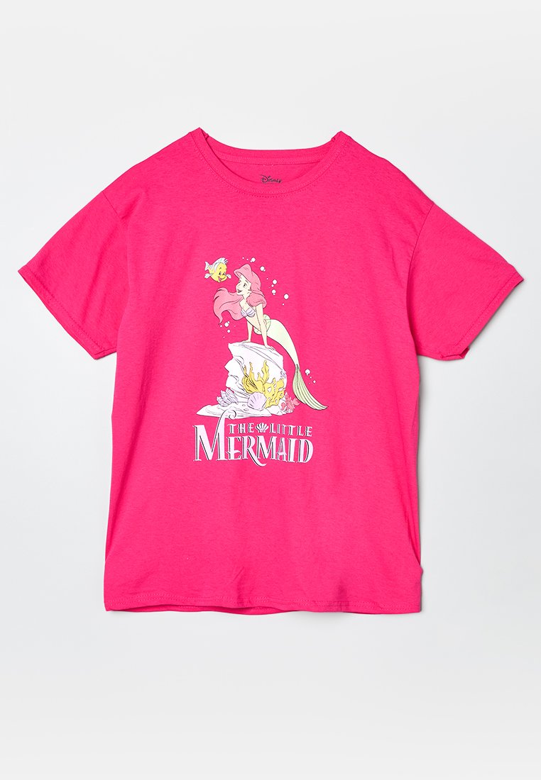 Disney T-shirt print donkerroze