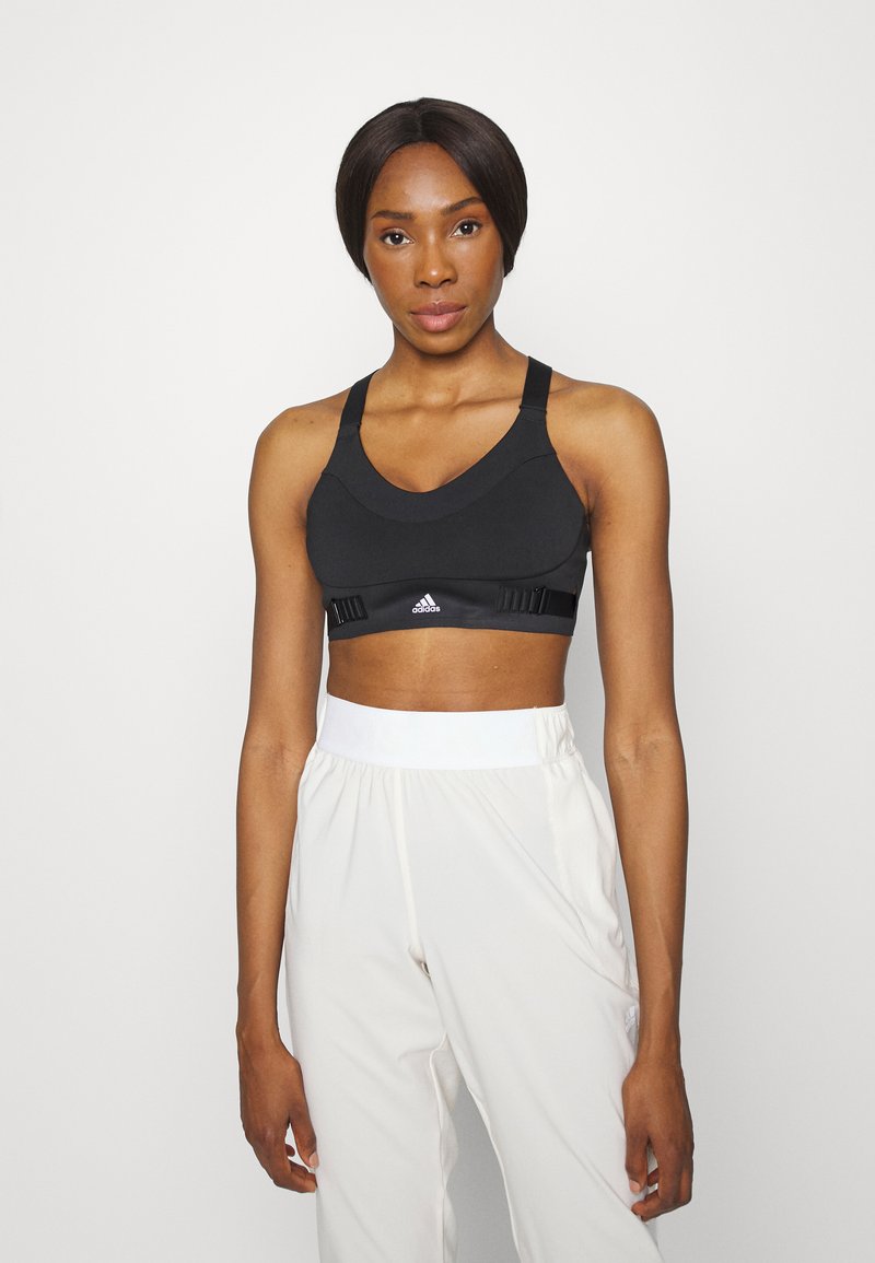 adidas Performance FAST High support sports bra black Zalando.co.uk