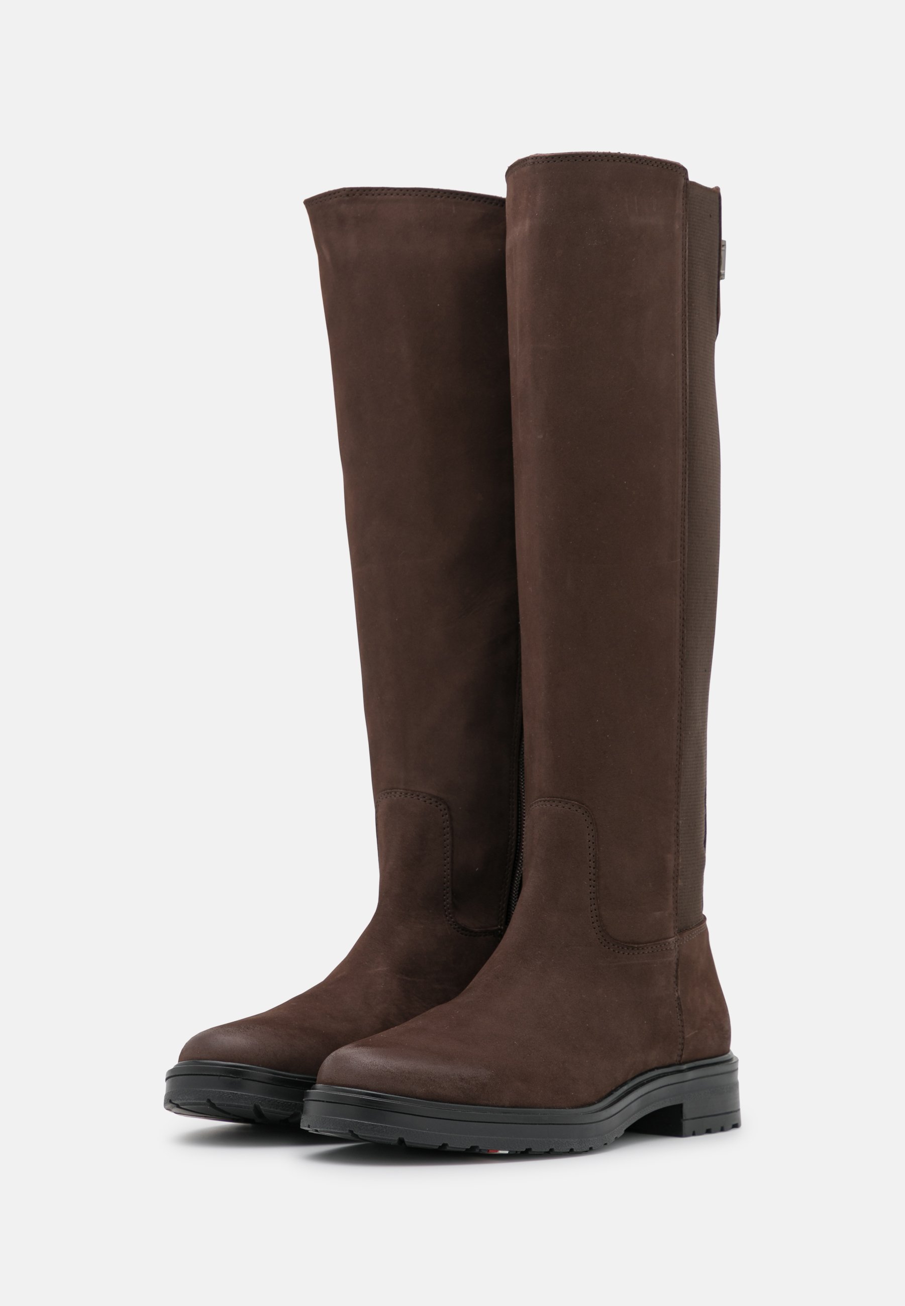 Tommy Hilfiger STUD LONGBOOT - Laarzen - cocoa/Bruin - Zalando.nl