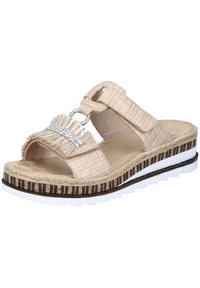 Rieker Mules à talons - beige