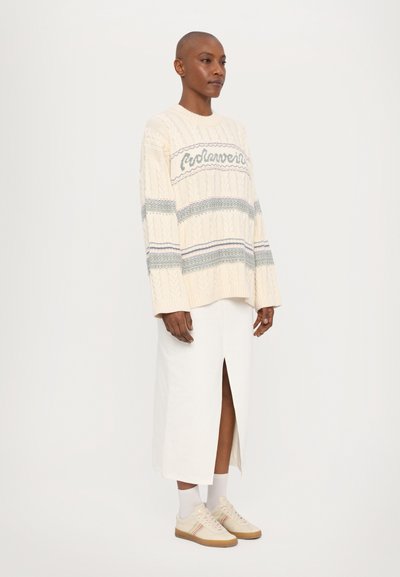 Holzweiler LOGO CREW - Trui - ecru