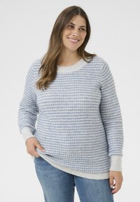 Kaffe Curve ELIONA - Neule - light greym windward structure