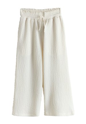 Next OVERSIZED - WIDE LEG CRINKLE - Broek - ecru white