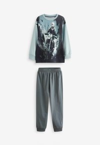 Next LONG SLEEVE 2 PACK - REGULAR FIT SET - Pižama - white blue motorbike