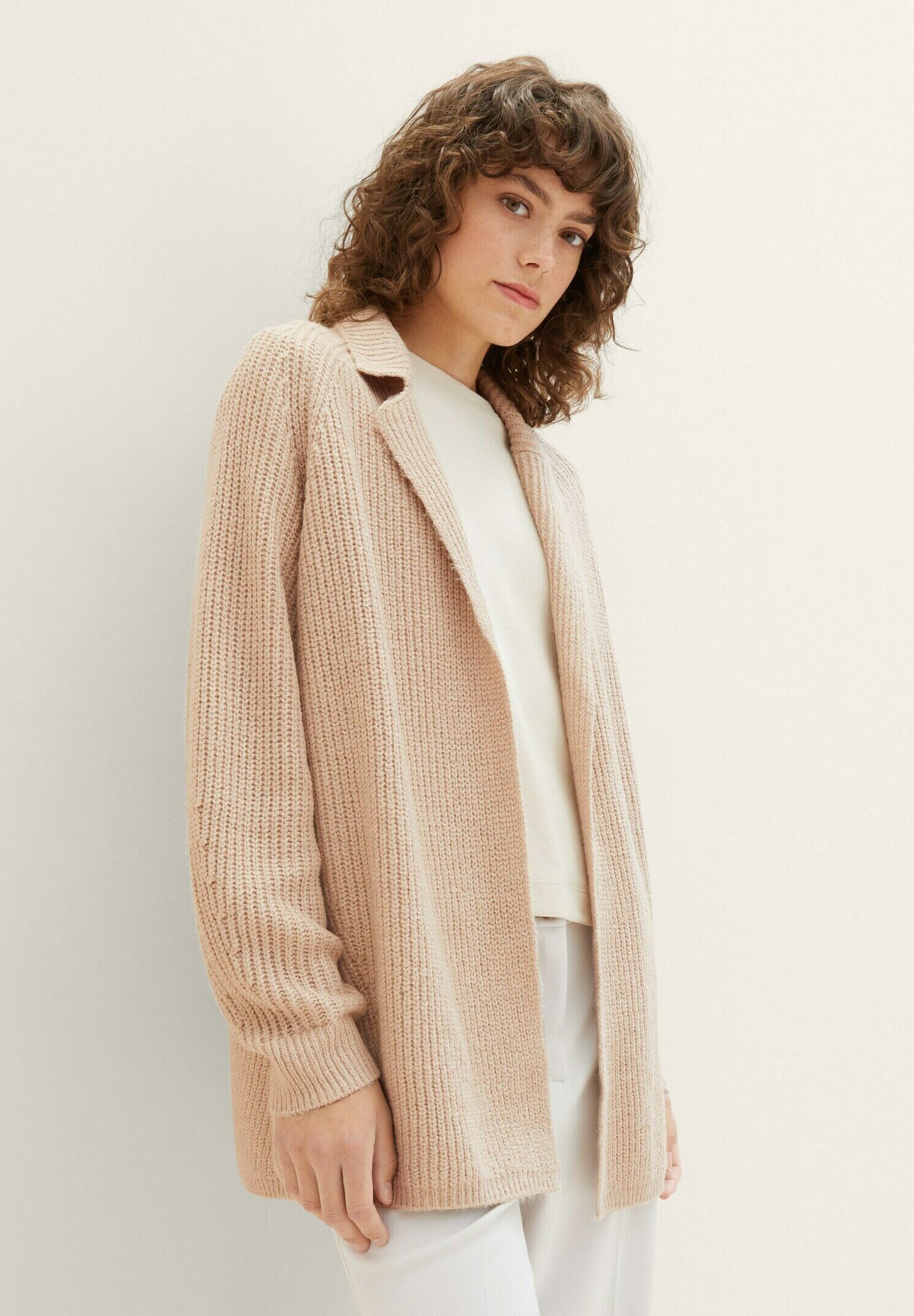 TOM TAILOR Denim Damen Strickjacke – Lockere Sommerjacke Aus Baumwolle, Regular Fit