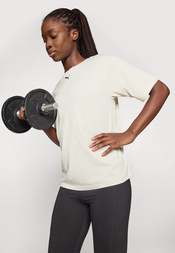 ESSENTIAL RELAXED TEE - Sports T-shirt - alpine snow3