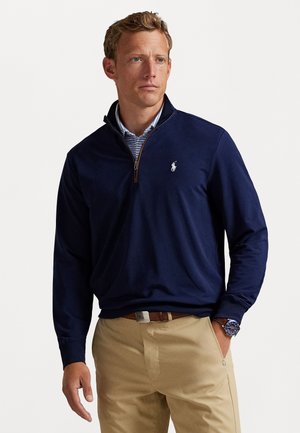 CLASSIC STRETCH FRENCH TERRY PULLOVER - Langærmet T-shirt - refined navy