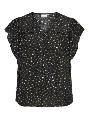 ONLY Carmakoma TOP CARALBERTHE TOP - Bluză - black