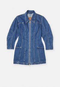 GAP X CULT GAIA DNM DOUBLE ZIP MINI DRESS - Denim dress - medium indigo
