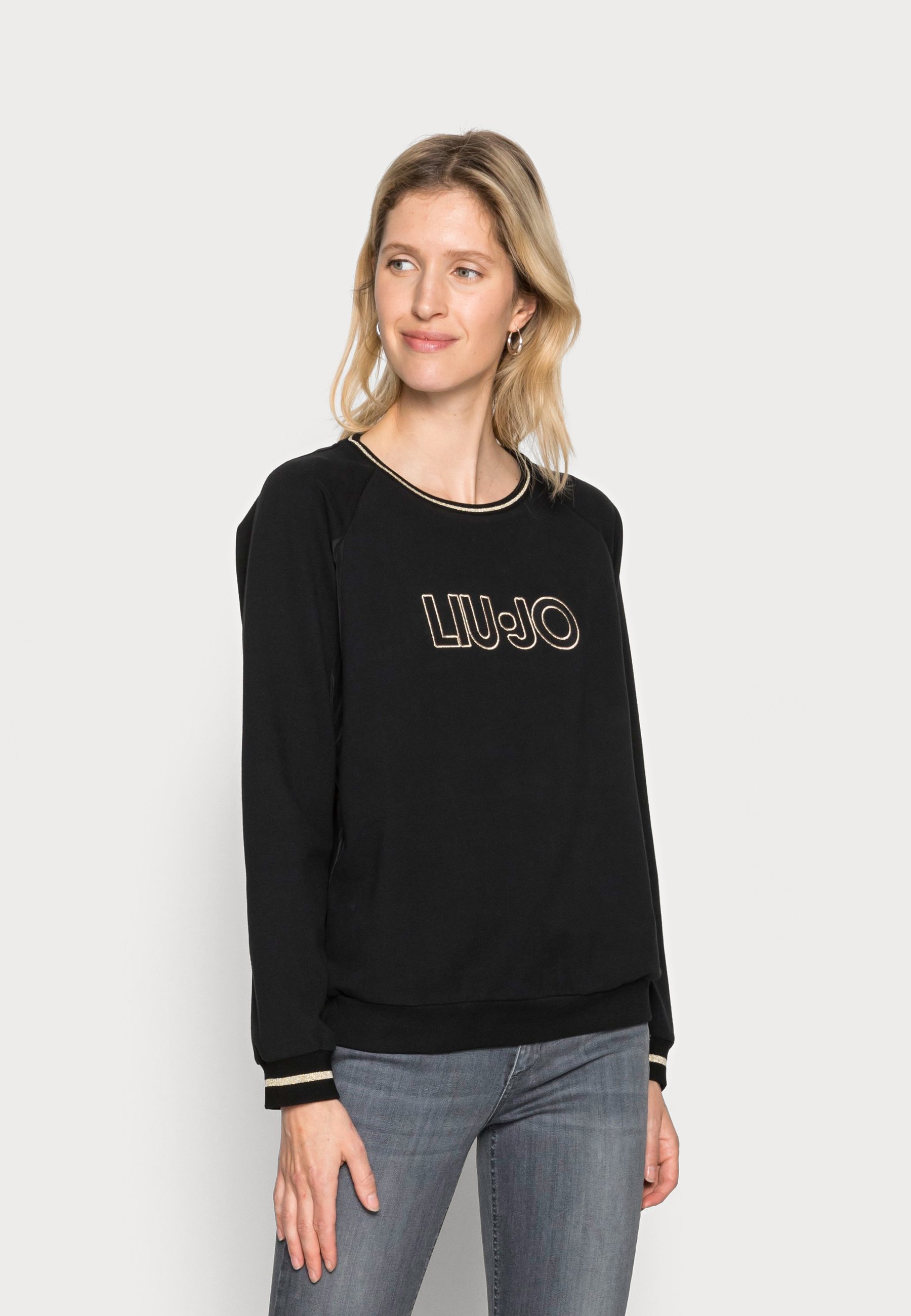 Liu Jo Jeans FELPA CHIUSA - Sweater - nero/Zwart - Zalando.nl