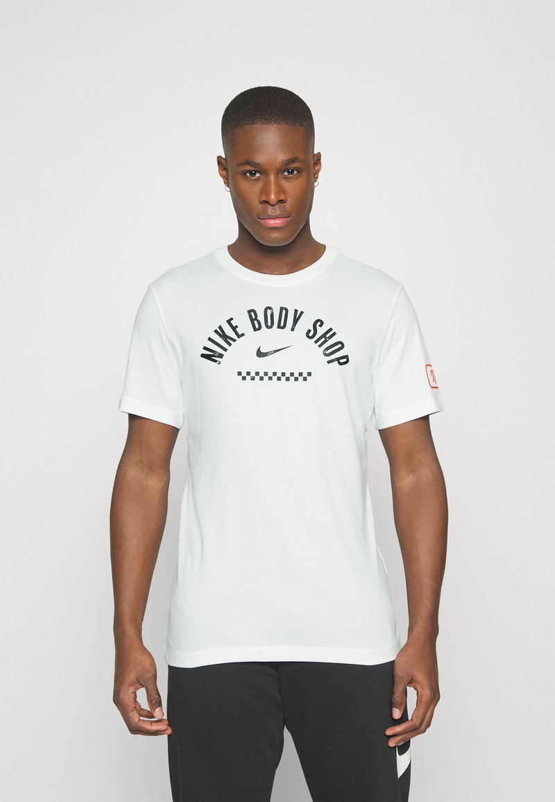 Nike Performance TEE BODY SHOP Sports Tshirt summit white/white