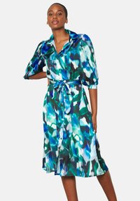 LolaLiza WITH BLURRY - Shirt dress - blue faience