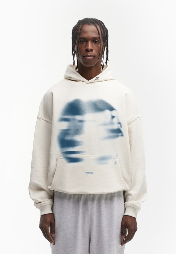 FADED FACE HOODIE UNISEX - Sweatshirt - vanilla
