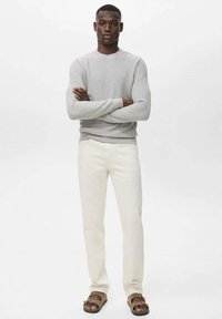 Mango MICROSTRUCTURED - Trui - grey