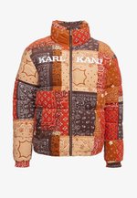 Karl Kani Giacca Sport Patch Square Quilted Puffer Jacket Black Karl Kani Giacca Sport Patch Square Quilted Puffer Jacket Black