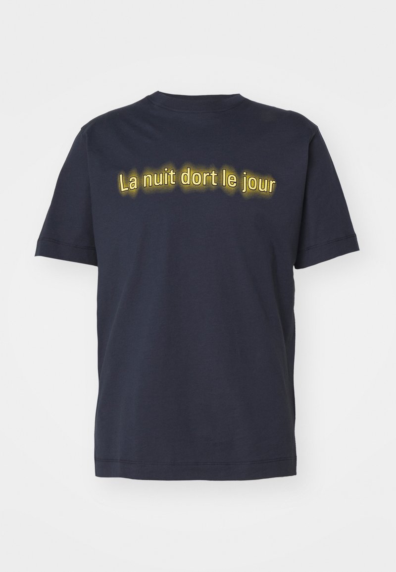 Études T-shirt print donkerblauw