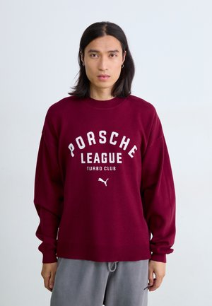 LIFESTYLE CREW NECK - Jumper - ruby shimmer