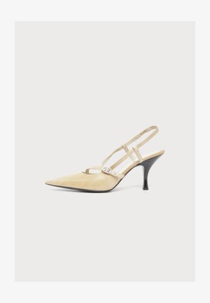 Tory Burch, DOUBLE T BUCKLE STRAP PUMP - Escarpins à talons hauts - sand
