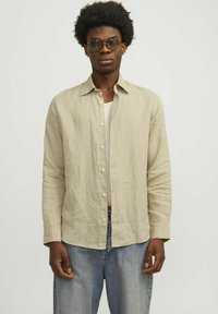 Jack & Jones PREMIUM - JPRCCLAWRENCE LINEN SHIRT - Overhemd - fields of rye Miniatuurafbeelding 1