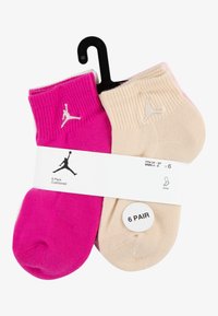 Jordan EVERYDAY ESSENTIALS UNISEX 6 PACK - Meias - fire pink