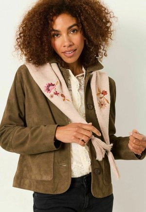 FatFace, FLORAL EMBROIDERED TRIANGLE SCARF - Bufanda - oatmeal