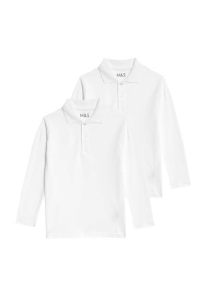2PK UNISEX - Polo shirt - white