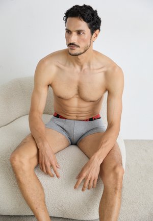 MEN EVERYDAY BOXER 4 PACK  - Trunks - red/grey/black