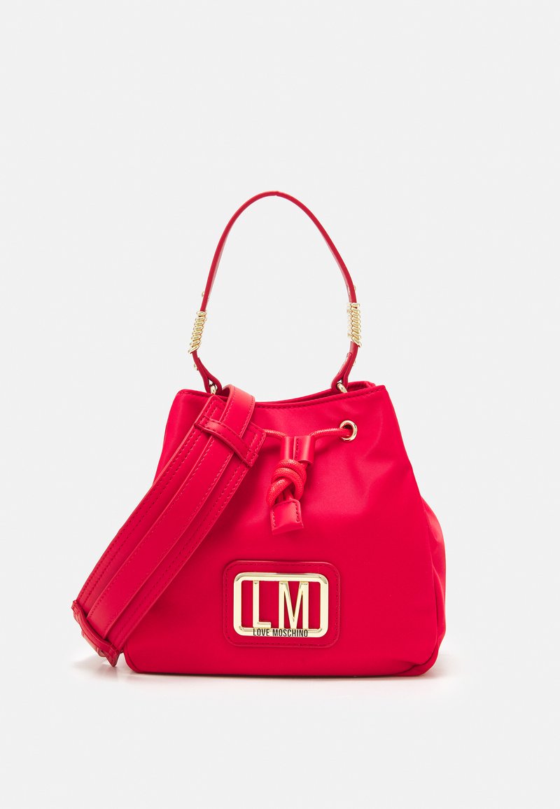 Love Moschino NEW LOGO BUCKET BAG Handbag rosso/red Zalando.co.uk