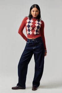 BDG Urban Outfitters LOGAN RINSE - Wide leg - rinse denim