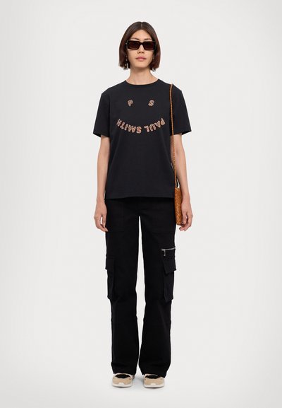 PS Paul Smith HAPPY - Print T-shirt - black
