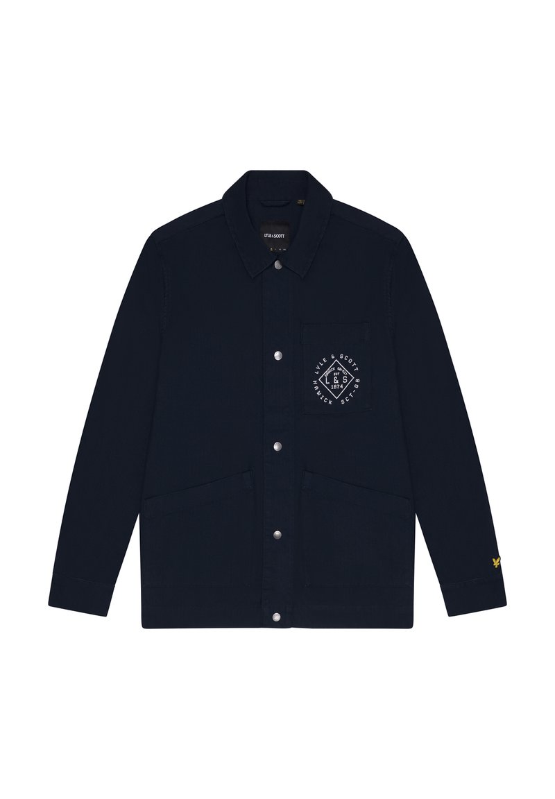 Lyle & Scott WORK JACKET - Summer jacket - dark navy/dark blue ...