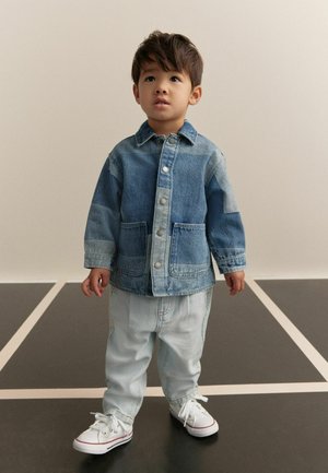 Next, REGULAR FIT PATCHWORK - Denimová bunda - blue denim