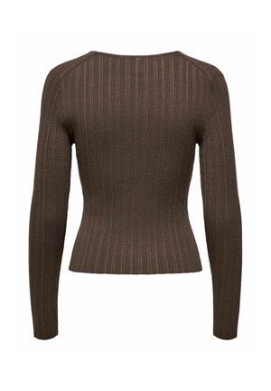 ONLY, CARDIGAN ONLBREE CARDIGAN - Gilet - chocolate martini