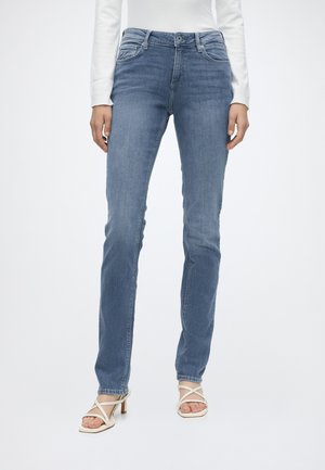 QS, LANG - Džínsy tapered fit - blue