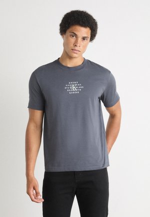 Calvin Klein Jeans, NYC STAMP GRAPHIC TEE - T-shirt con stampa - ebony