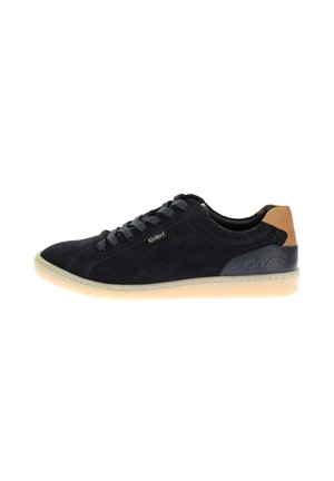 BASKETS CUIR KICK SALEM. - Zapatillas - marine