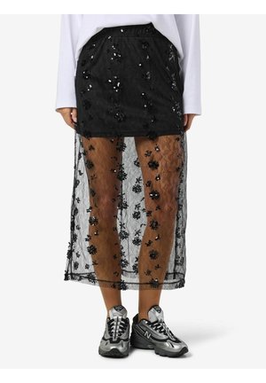 Falda acampanada - black