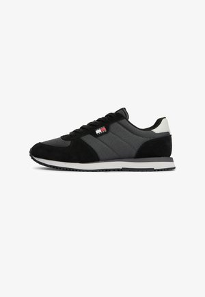 Tommy Jeans, TJ RUNNER FLAG MIX - Sneakers laag - washed black stratus grey