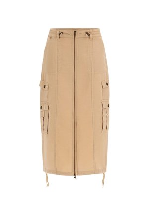 Guess Denimová sukně - beige