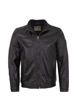 BENJAMIN - Leather jacket - schwarz