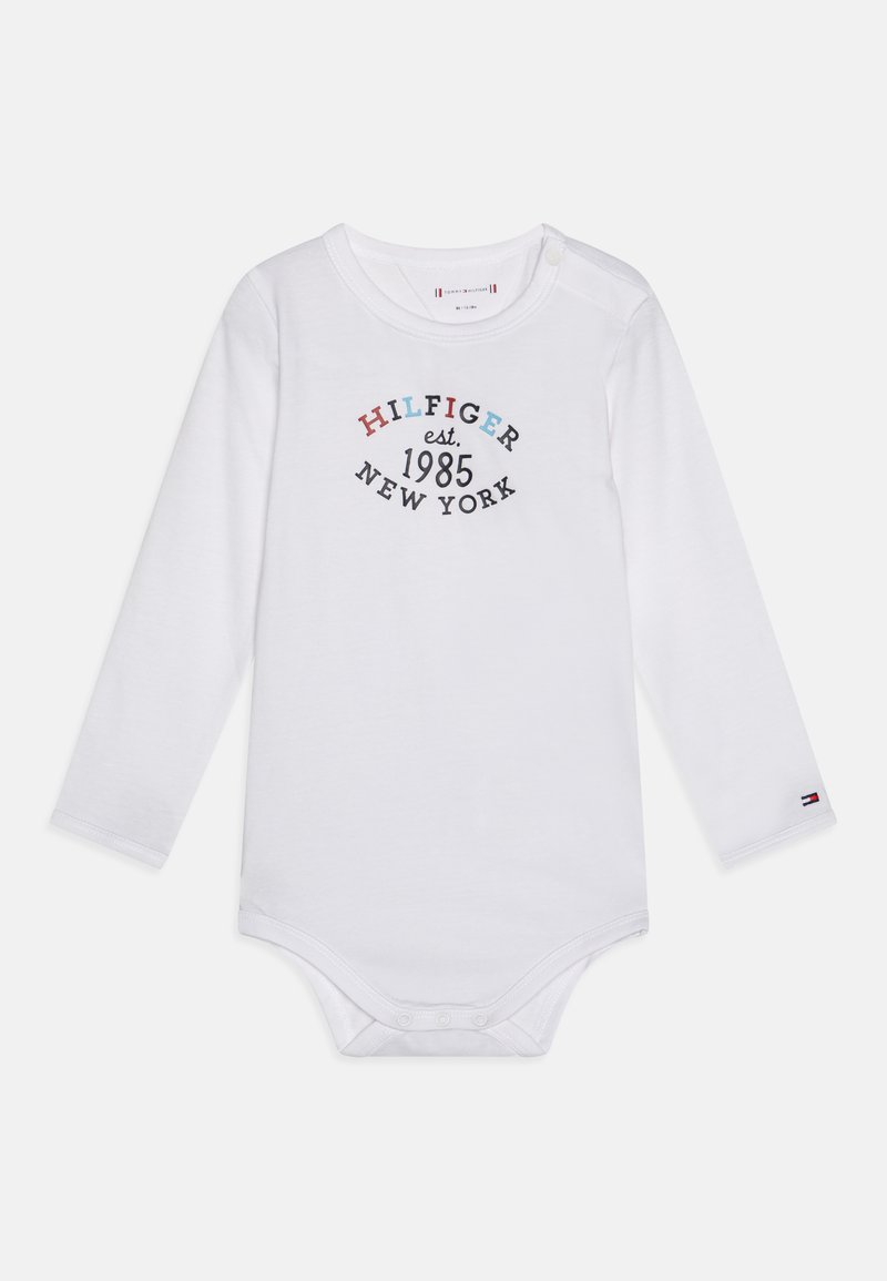 Tommy Hilfiger BABY MONOTYPE OVAL UNISEX - T-shirt à manches longues - white