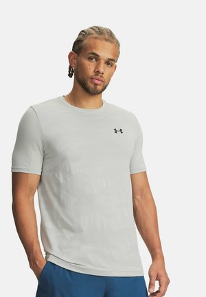 SHORT-SLEEVES UA VANISH ELITE SMLS SS CAMO - Sport T-shirt - titanium