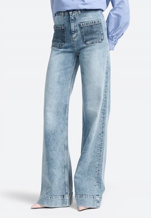 Rich & Royal Flared Jeans - denim blue
